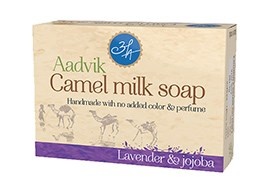 Мыло - лаванда и жожоба Aadvik foods из верблюжьего молока  (12518)
