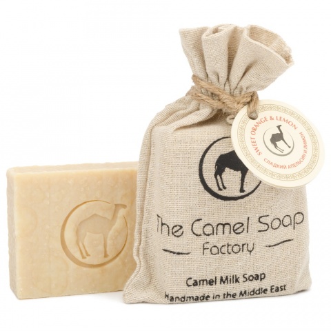 Мыло - сладкий апельсин  и лимон The Camel Soap Factory из верблюжьего молока (12465)